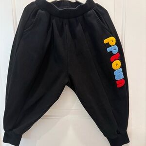 3for$10-Kids comfy black pants size 5Y